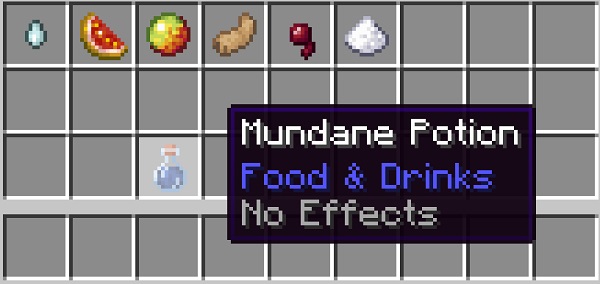 Minecraft Potion Recipes